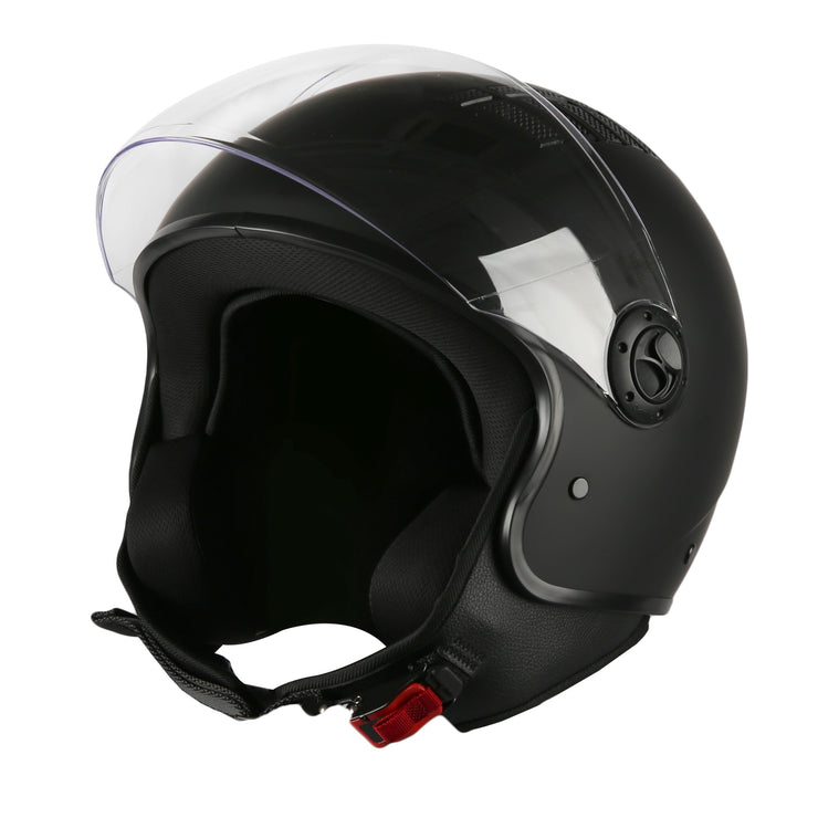 Casco Moto Jet Ryde Negro