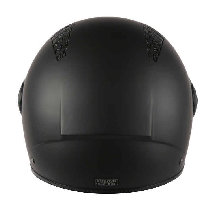 Casco Moto Jet Ryde Negro