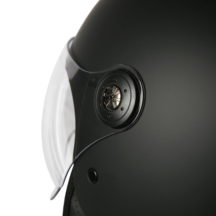 Casco Moto Jet Classic Negro