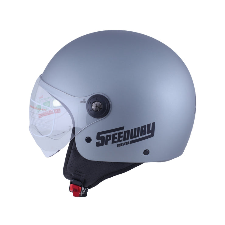 Casco Moto Jet Classic Gris