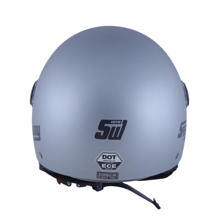 Casco Moto Jet Classic Gris