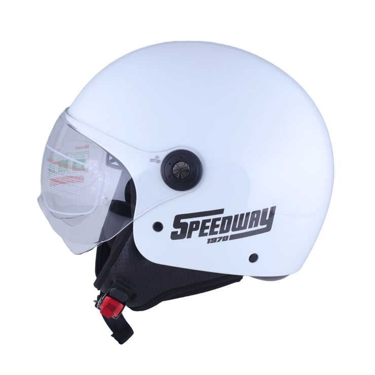 Casco Moto Jet Classic Blanco