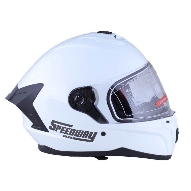 Casco Moto Integral Grit Blanco