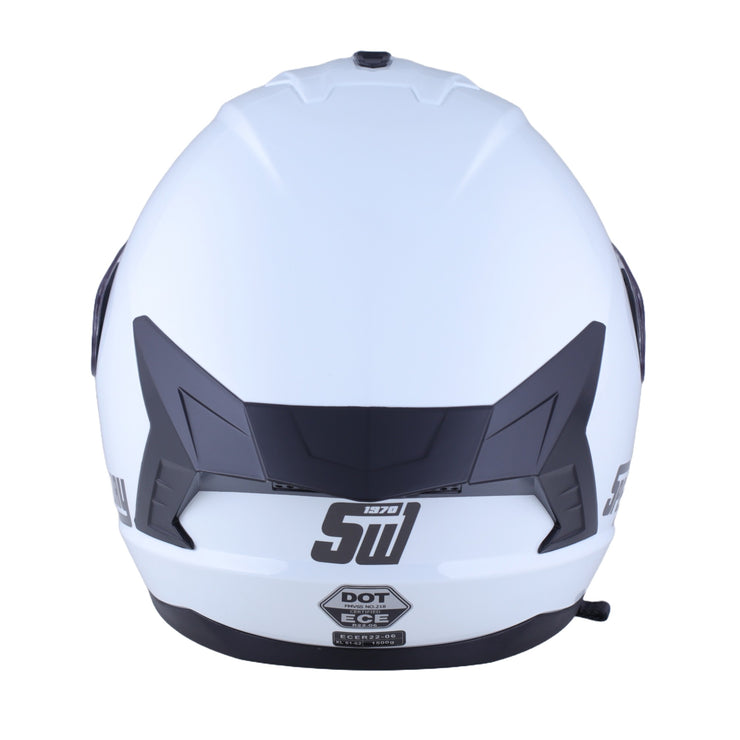 Casco Moto Integral Grit Blanco